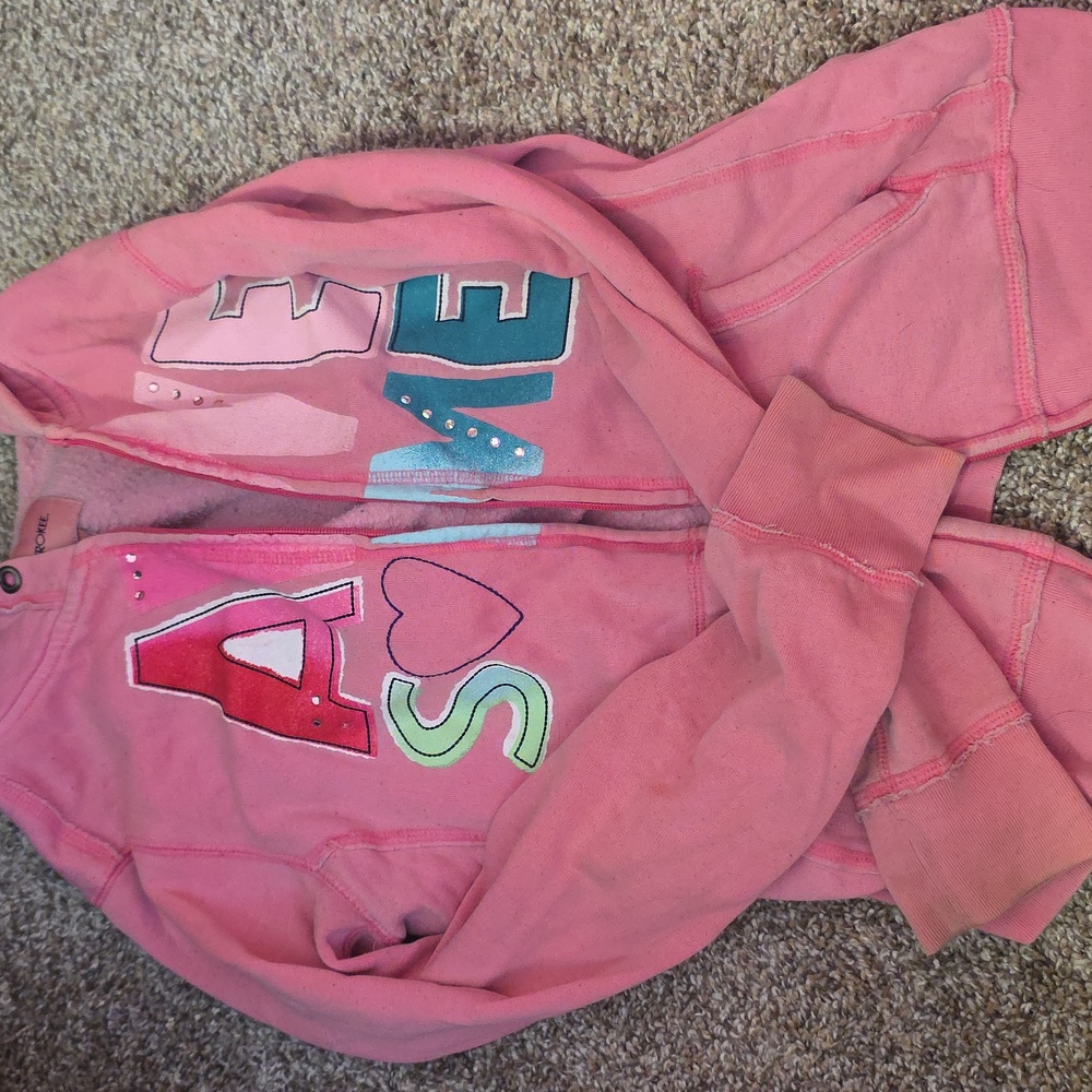 Pink Awesome Zip-Up Hoodie